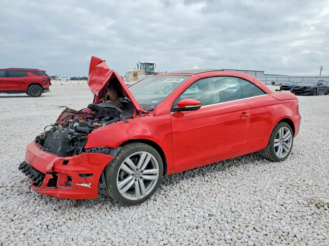2015 Volkswagen Eos Executive, VIN WVWFW8AH4FV003457 — Front end