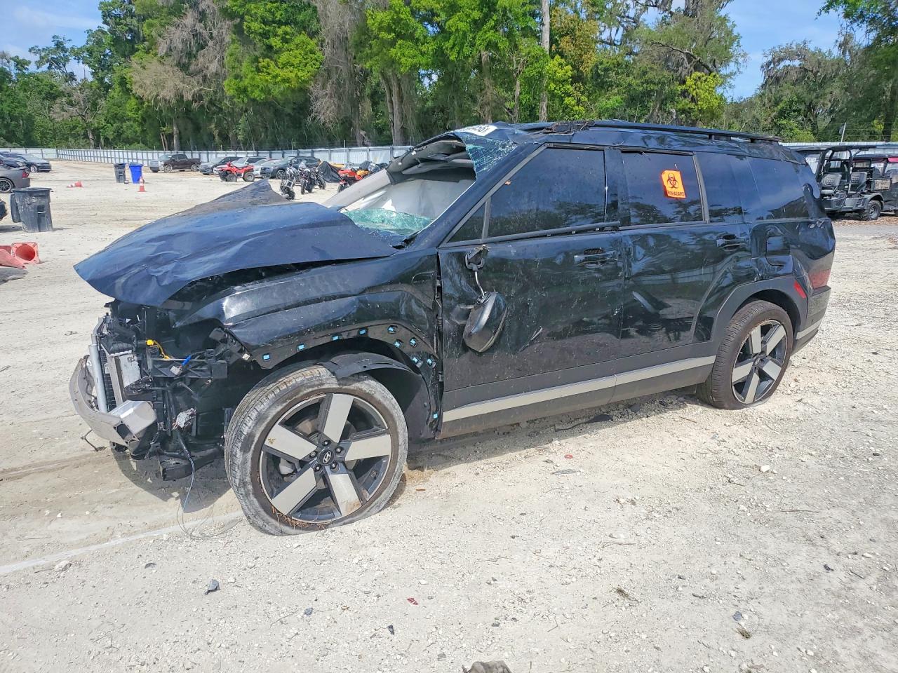 2024 Hyundai Santa Fe Limited, VIN 5NMP44GL1RH048677 — Опрокидывание