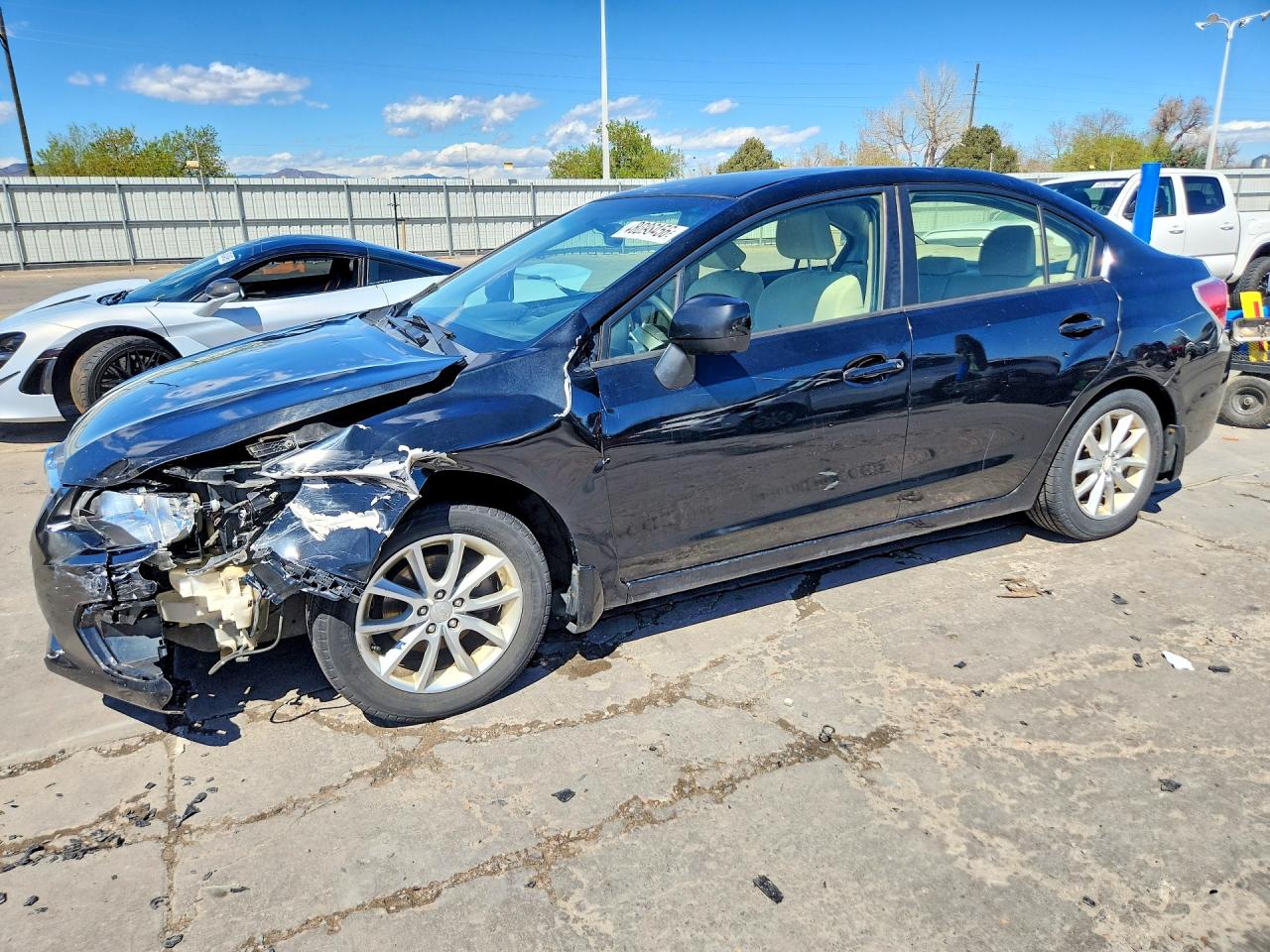 2013 Subaru Impreza Premium, VIN JF1GJAC65DH018511 — Front end