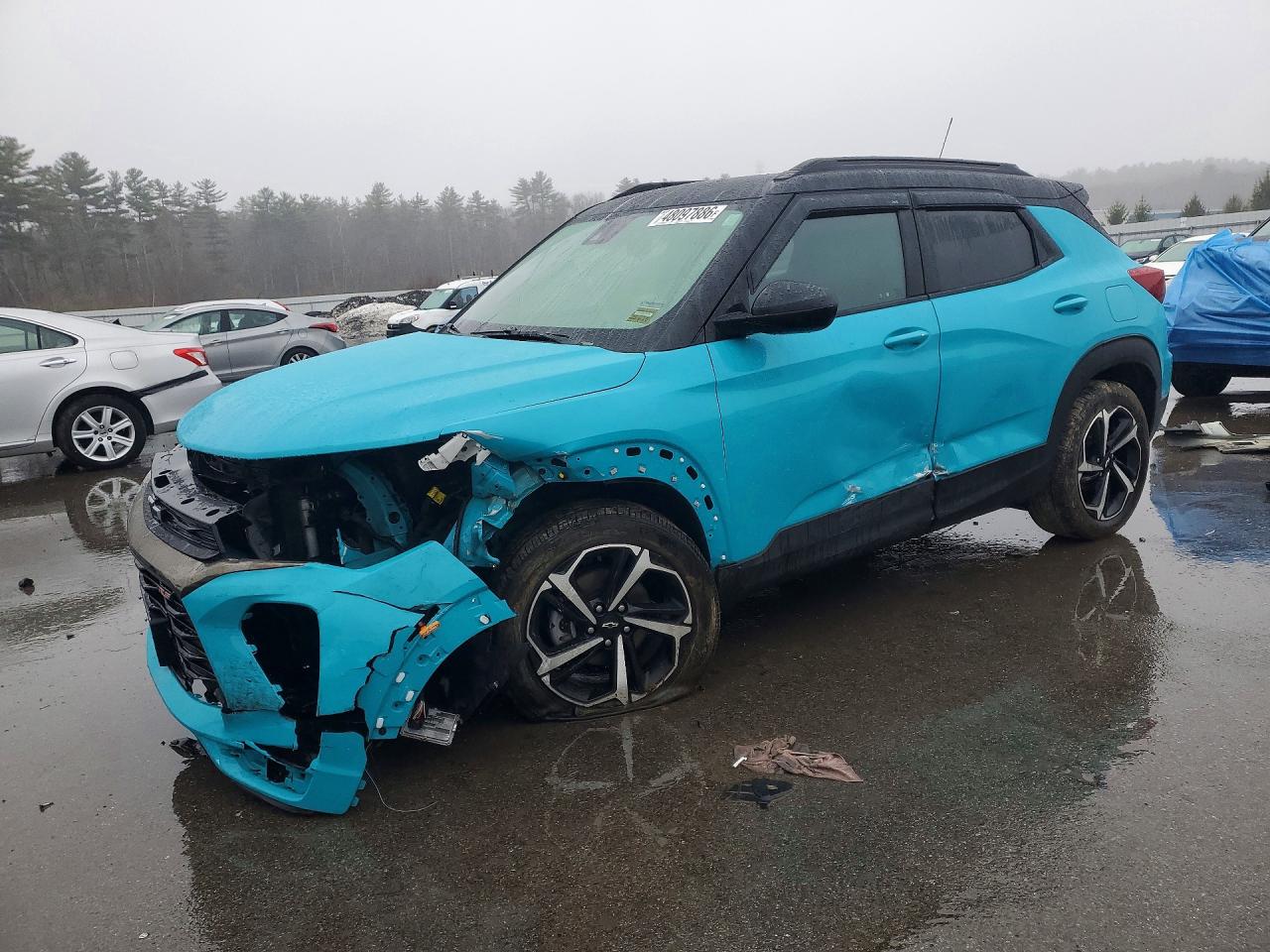 2022 Chevrolet TrailBlazer RS, VIN KL79MUSL9NB055825 — Front end