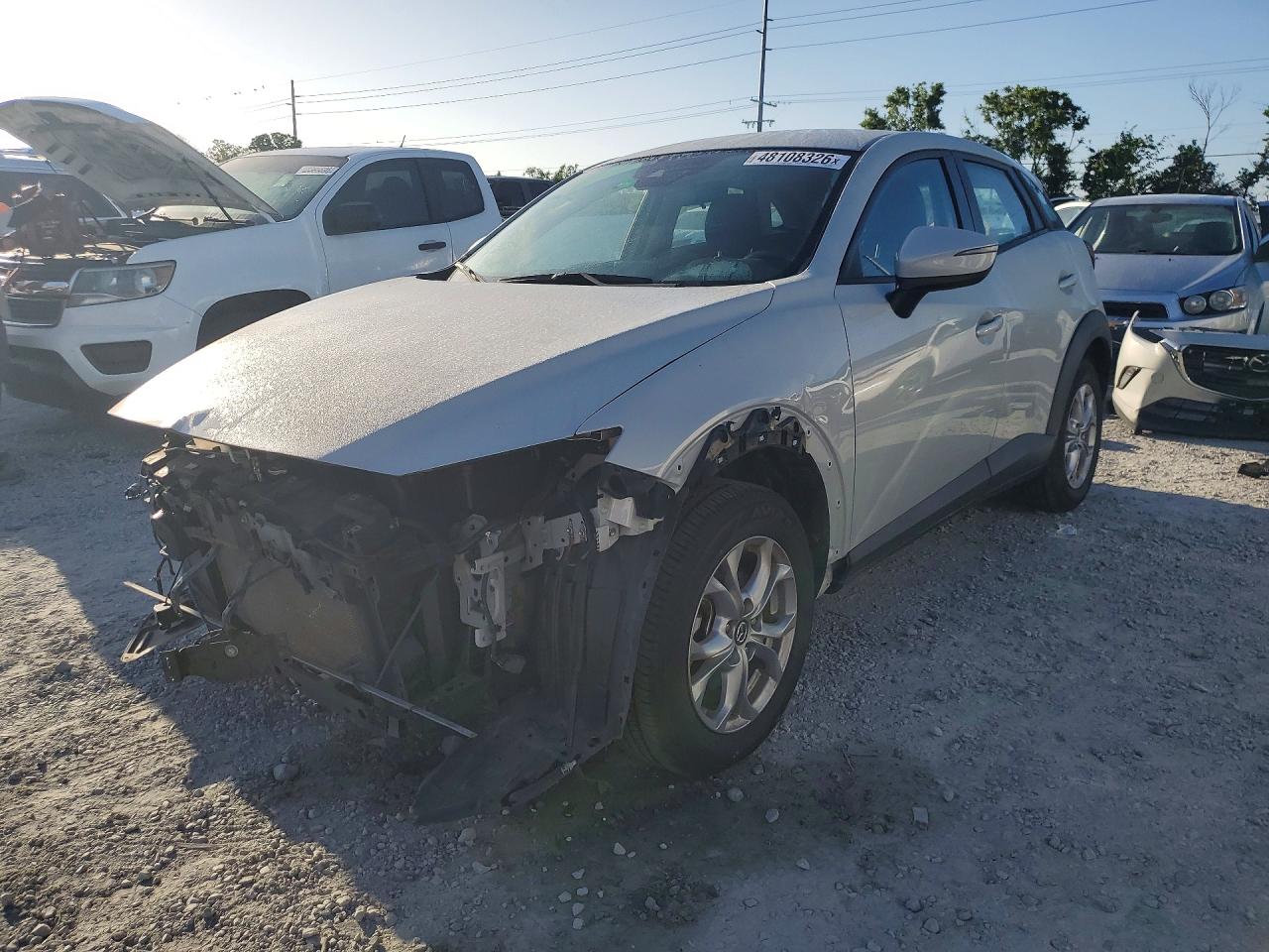 2021 Mazda CX-3 Sport, VIN JM1DKFB79M1505222 — Front end