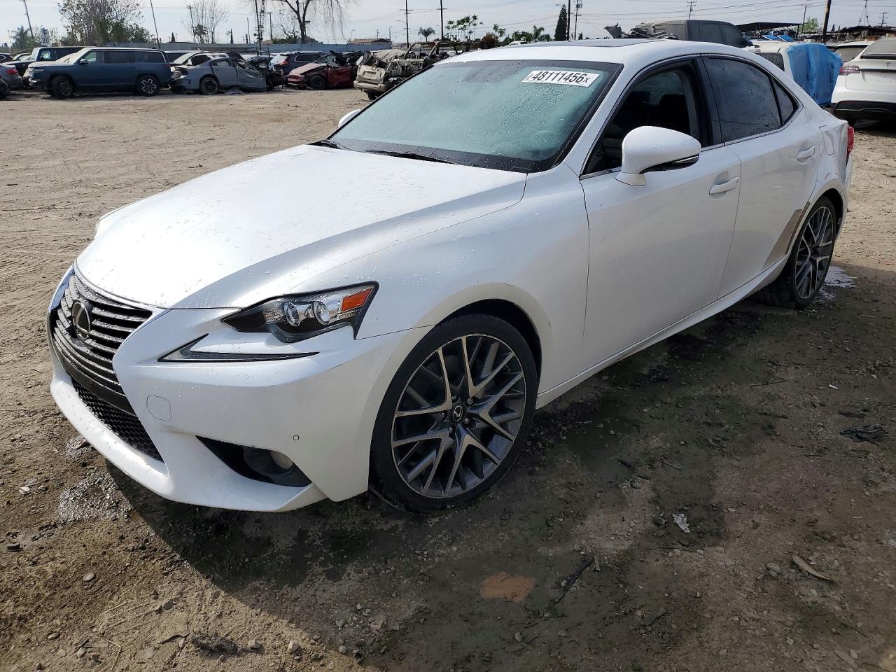 2014 Lexus IS 350, VIN JTHBE1D22E5011814 — Stripped