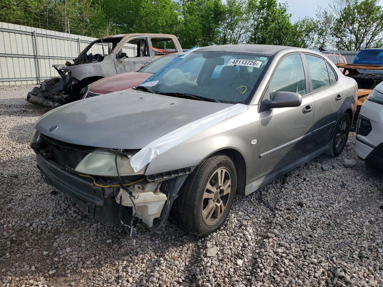 2005 Saab 9-3 Linear, VIN YS3FB49SX51011906 — Side