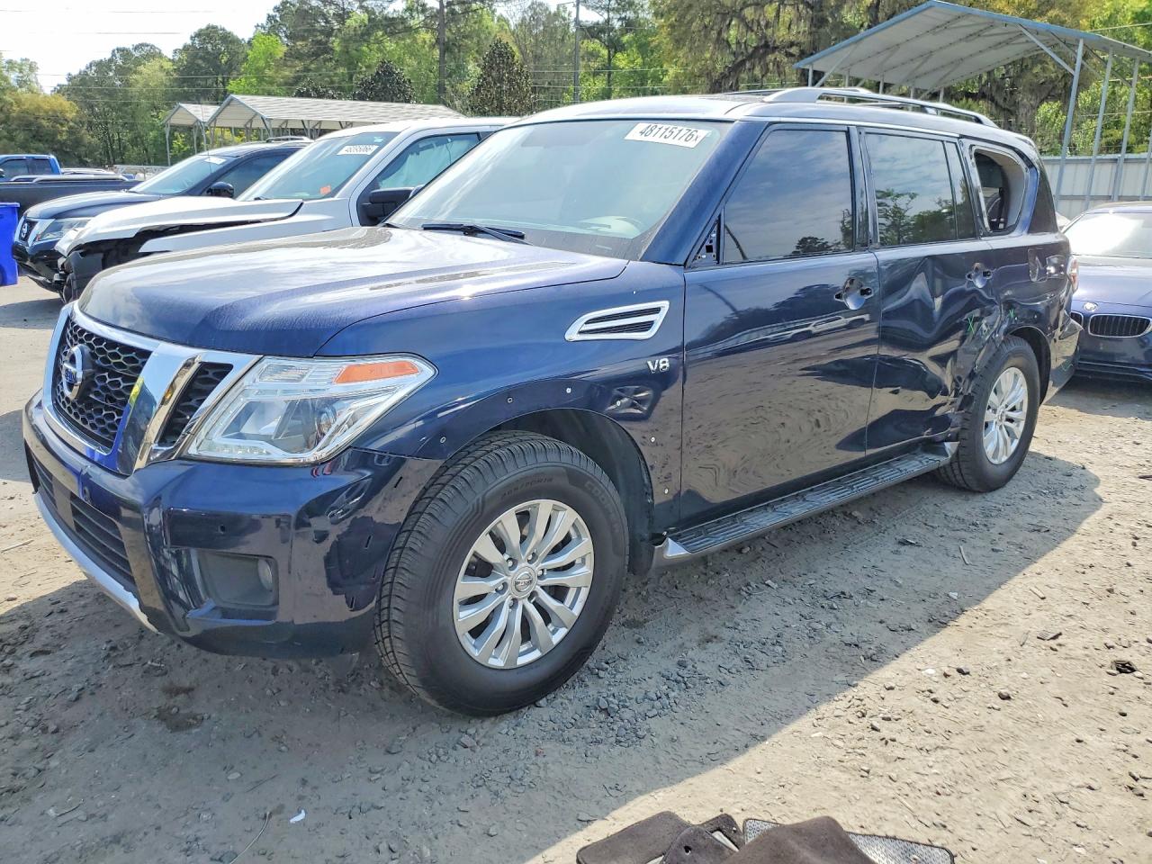 2018 Nissan Armada SV, VIN JN8AY2NDXJ9058560 — Side