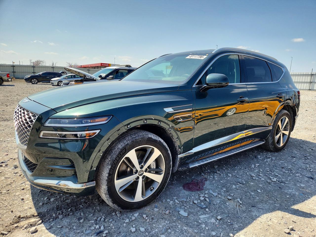 2022 Genesis GV80, VIN KMUHCESC1NU078198 — Side