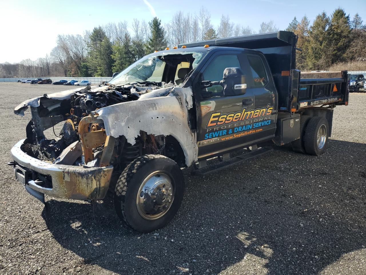 2019 Ford F-550, VIN 1FD0X5HT8KEE28455 — Burn