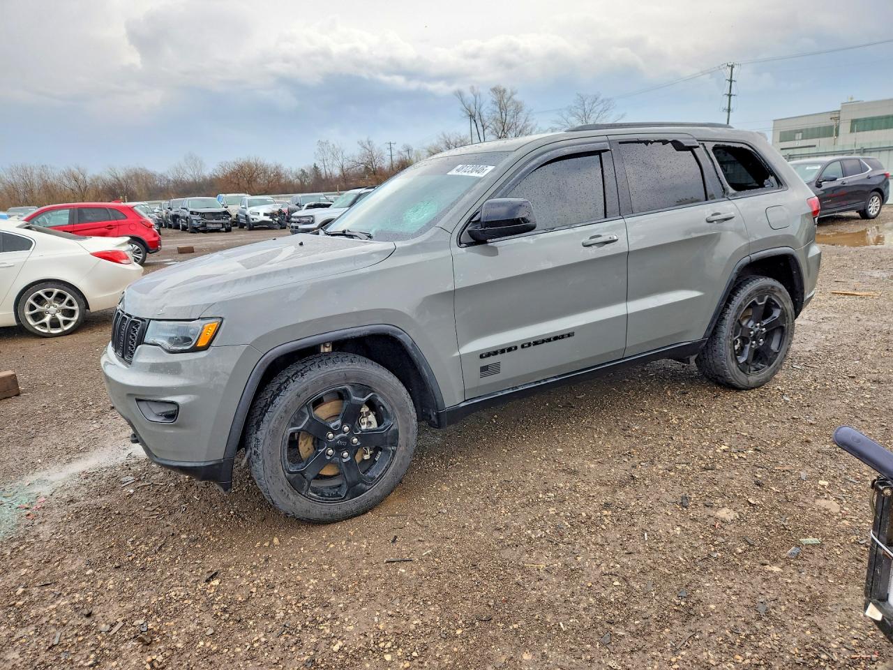 2021 Jeep Grand Cherokee Laredo E, VIN 1C4RJFAG3MC735529 — Hail
