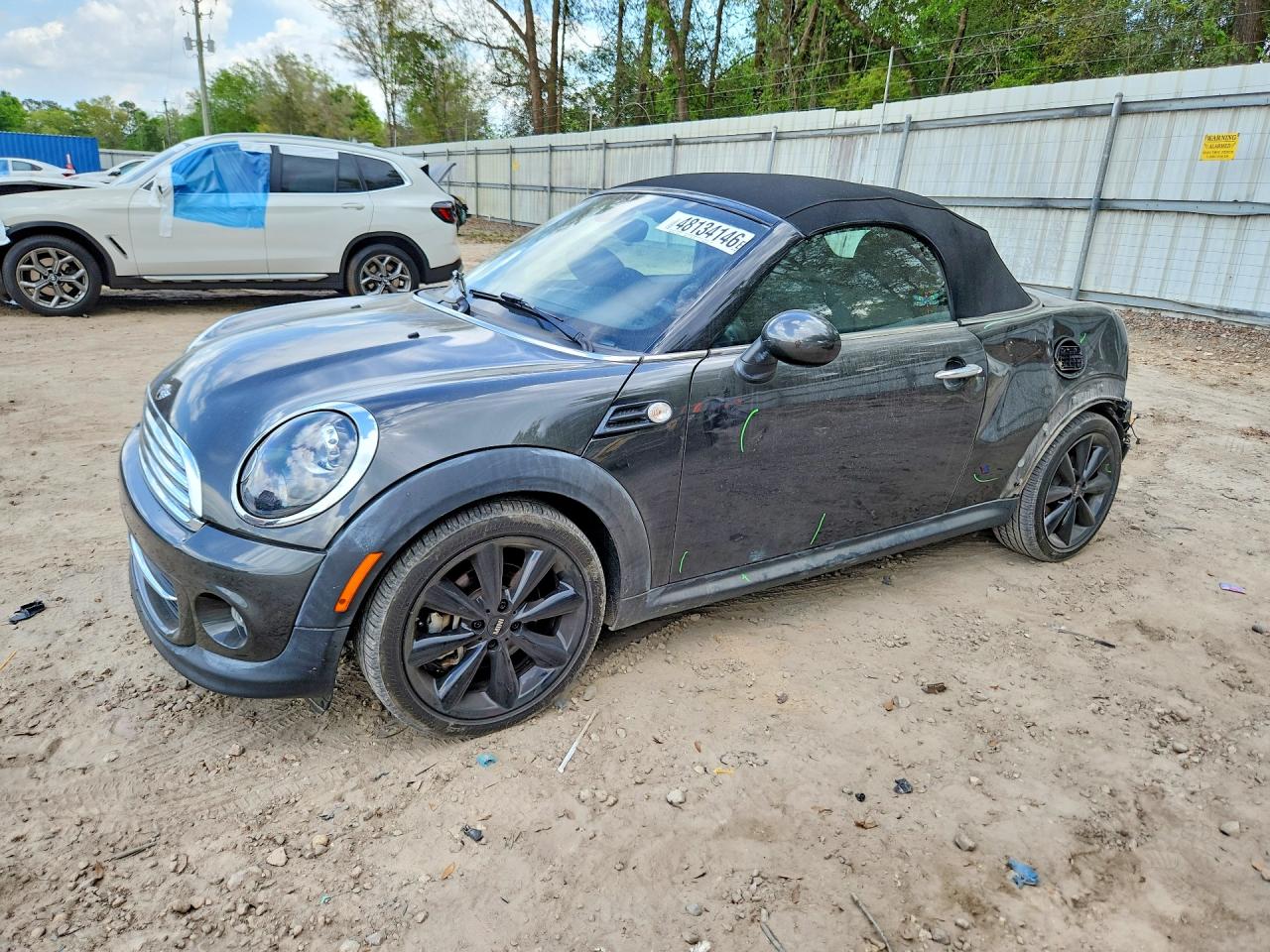 2013 MINI Roadster, VIN WMWSY1C51DT429454 — Rear end