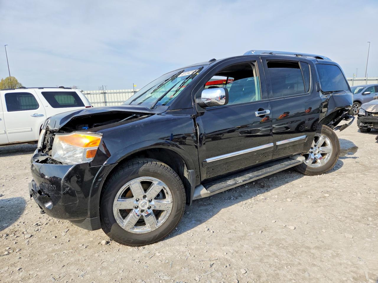 2011 Nissan Armada Platinum, VIN 5N1AA0NE1BN605166 — Rear end