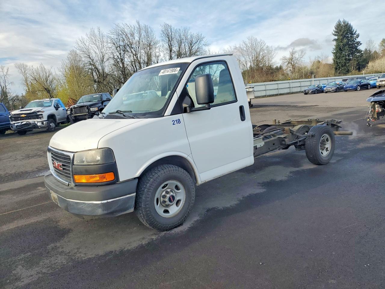 2015 GMC Savana, VIN 1GD072CG7F1115337 — Stripped