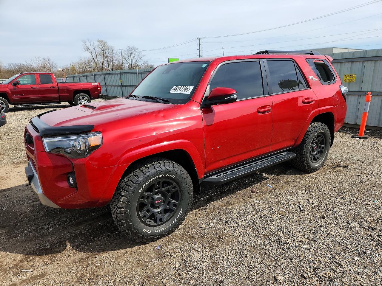 2023 Toyota 4Runner TRD Off Road Premium, VIN JTERU5JRXP6198529 — Hail