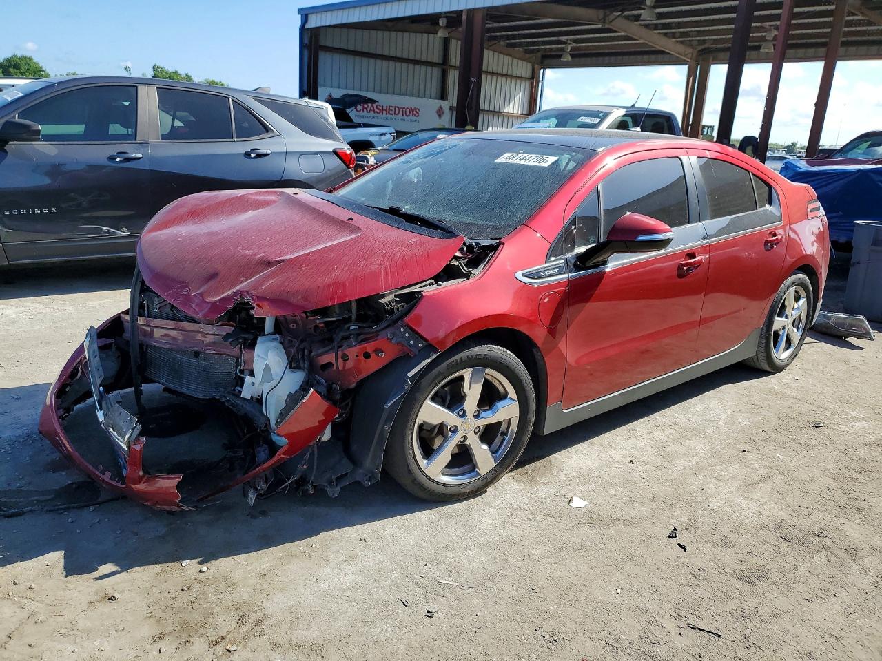 2011 Chevrolet Volt, VIN 1G1RD6E40BU102431 — Front end