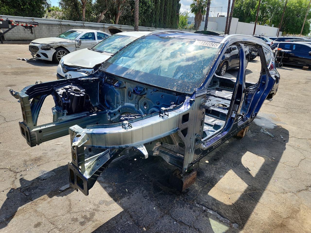 2025 Genesis GV80 Advanced, VIN KMUHDESC5SU254968 — Stripped