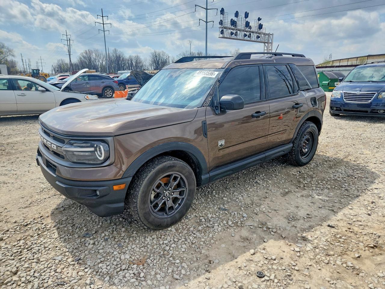2022 Ford Bronco Sport Big Bend, VIN 3FMCR9B67NRD18788 — Roof