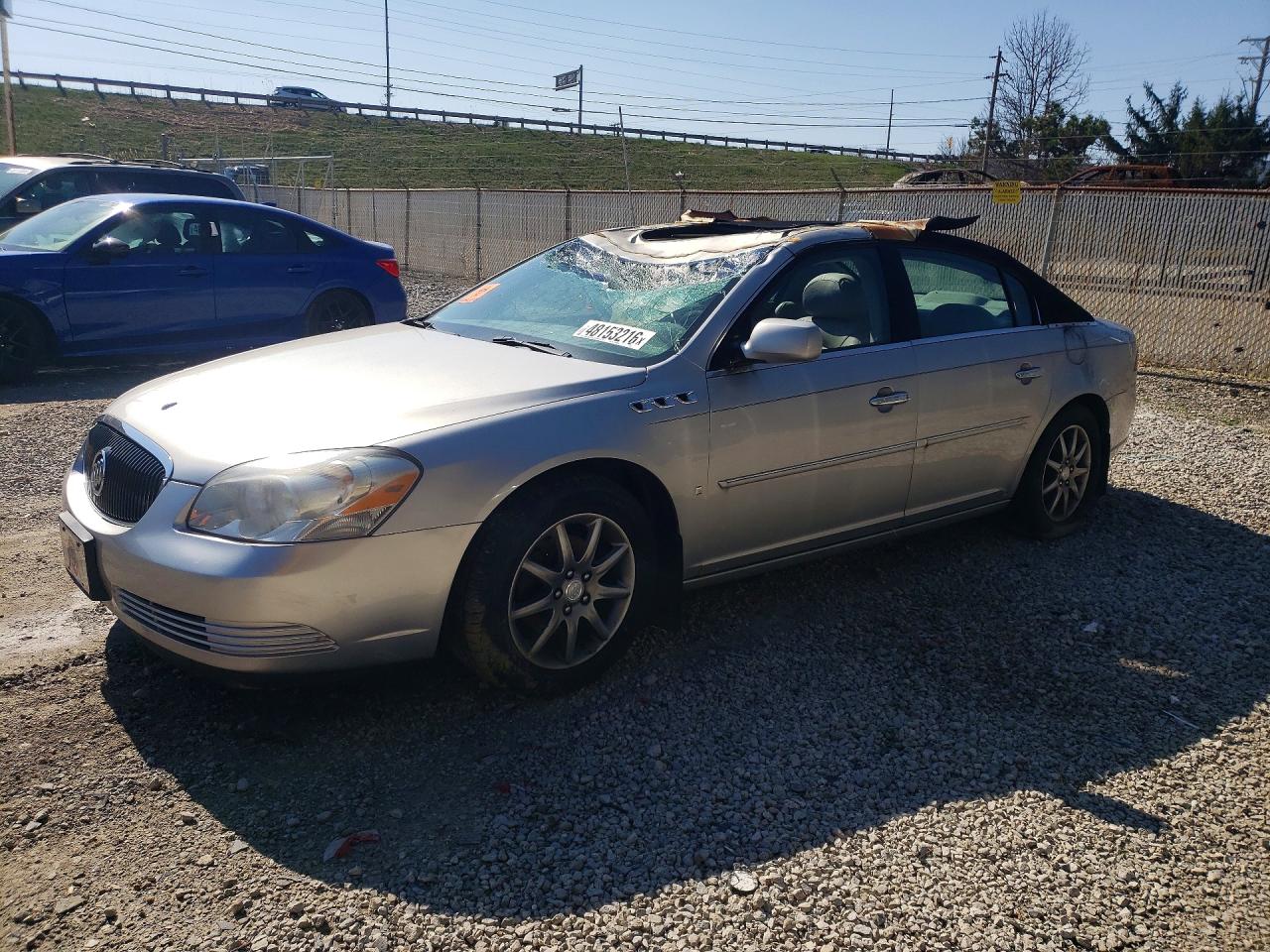 2006 Buick Lucerne CXL, VIN 1G4HD57216U256477 — Roof