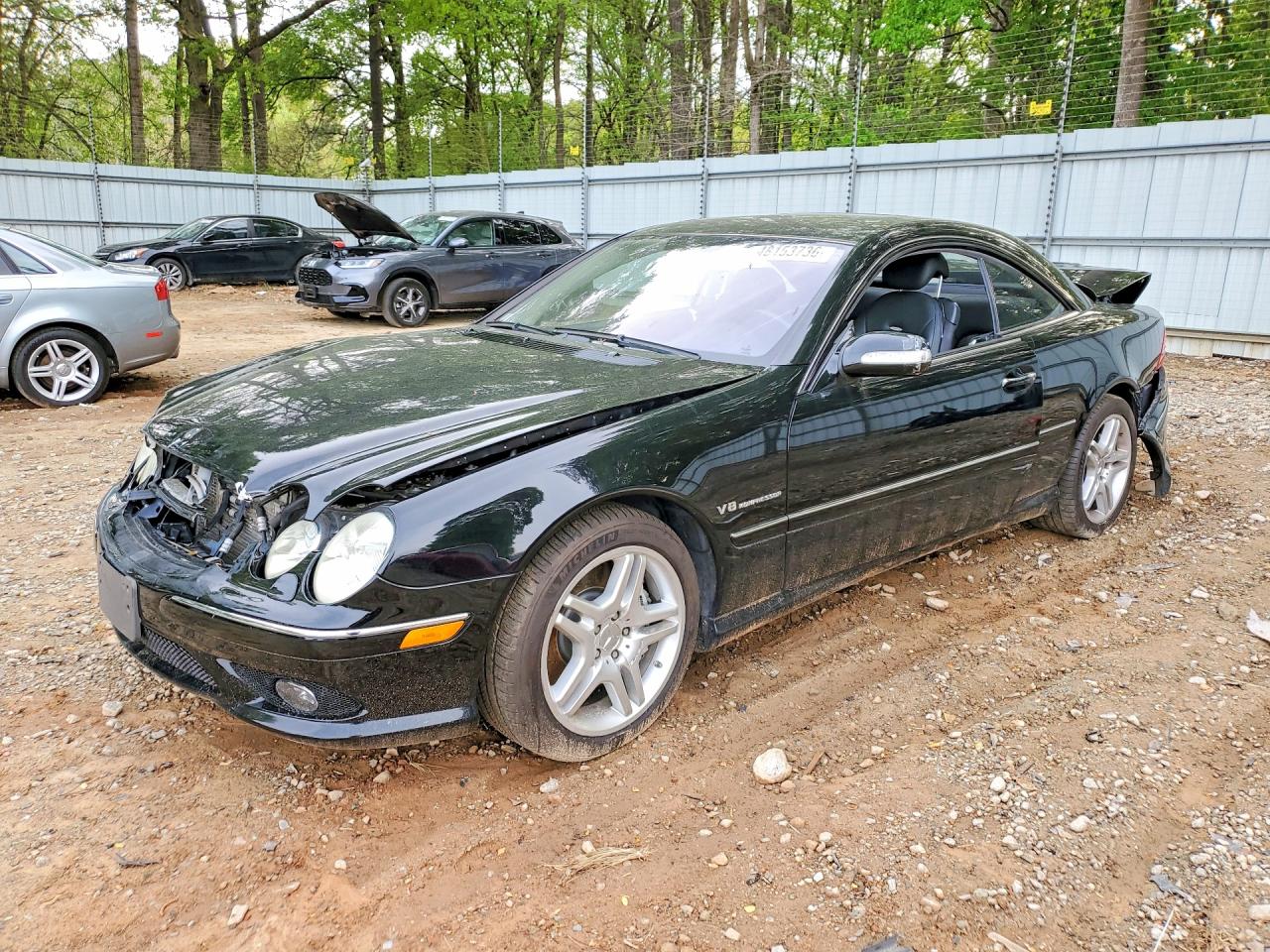 2005 Mercedes-Benz CL 5.5L AMG, VIN WDBPJ74J25A045058 — Rear end