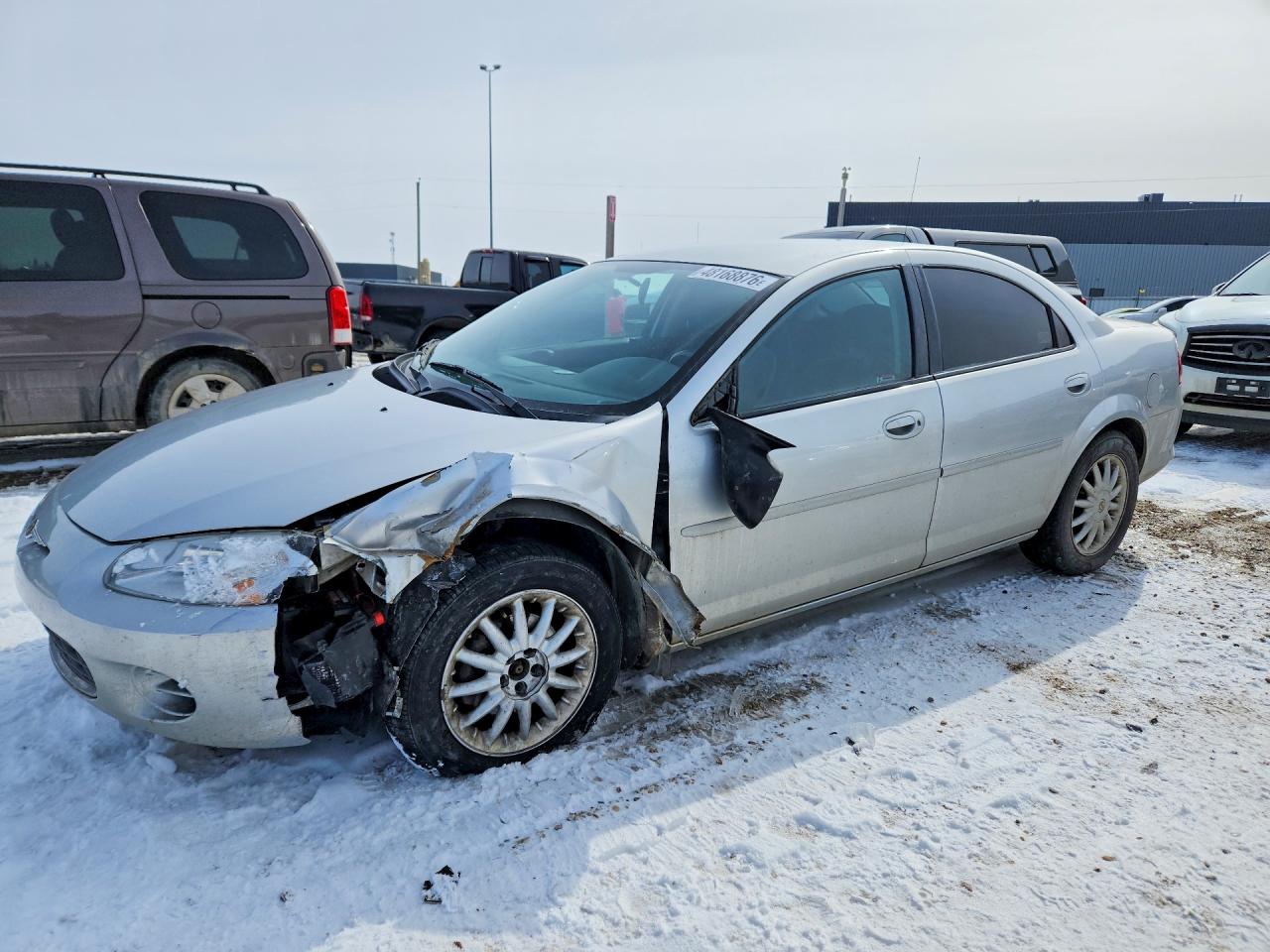 2002 Chrysler Sebring LX, VIN 1C3EL46R72N316581 — Перед