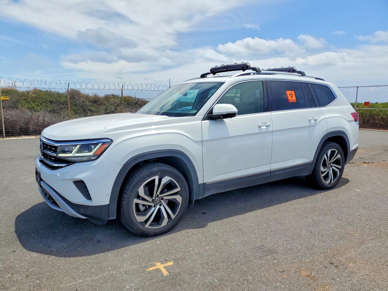 2021 Volkswagen Atlas SEL Premium, VIN 1V2TR2CA5MC540546 — Вода / потоп
