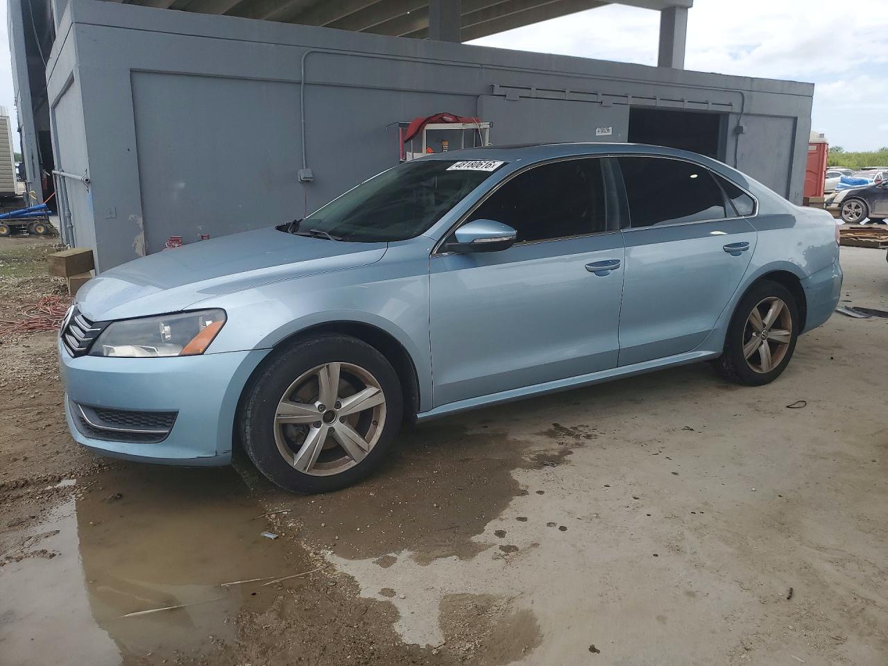 2012 Volkswagen Passat SE, VIN 1VWBH7A3XCC072780 — Мелкие вмятины и царапины