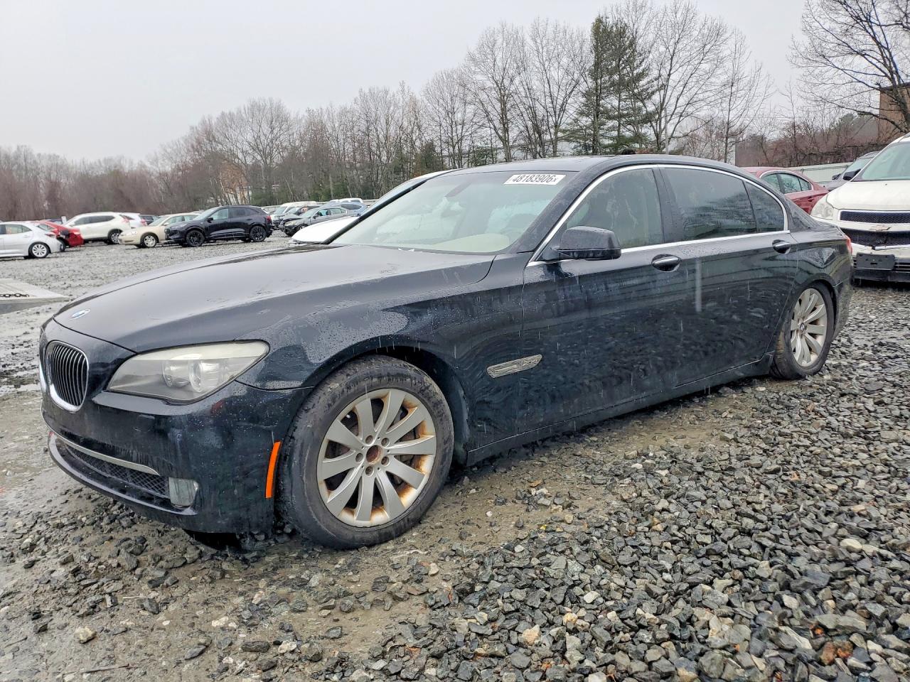 2010 BMW 7 Series 750Li xDrive, VIN WBAKC8C53ACY68139 — Engine fire