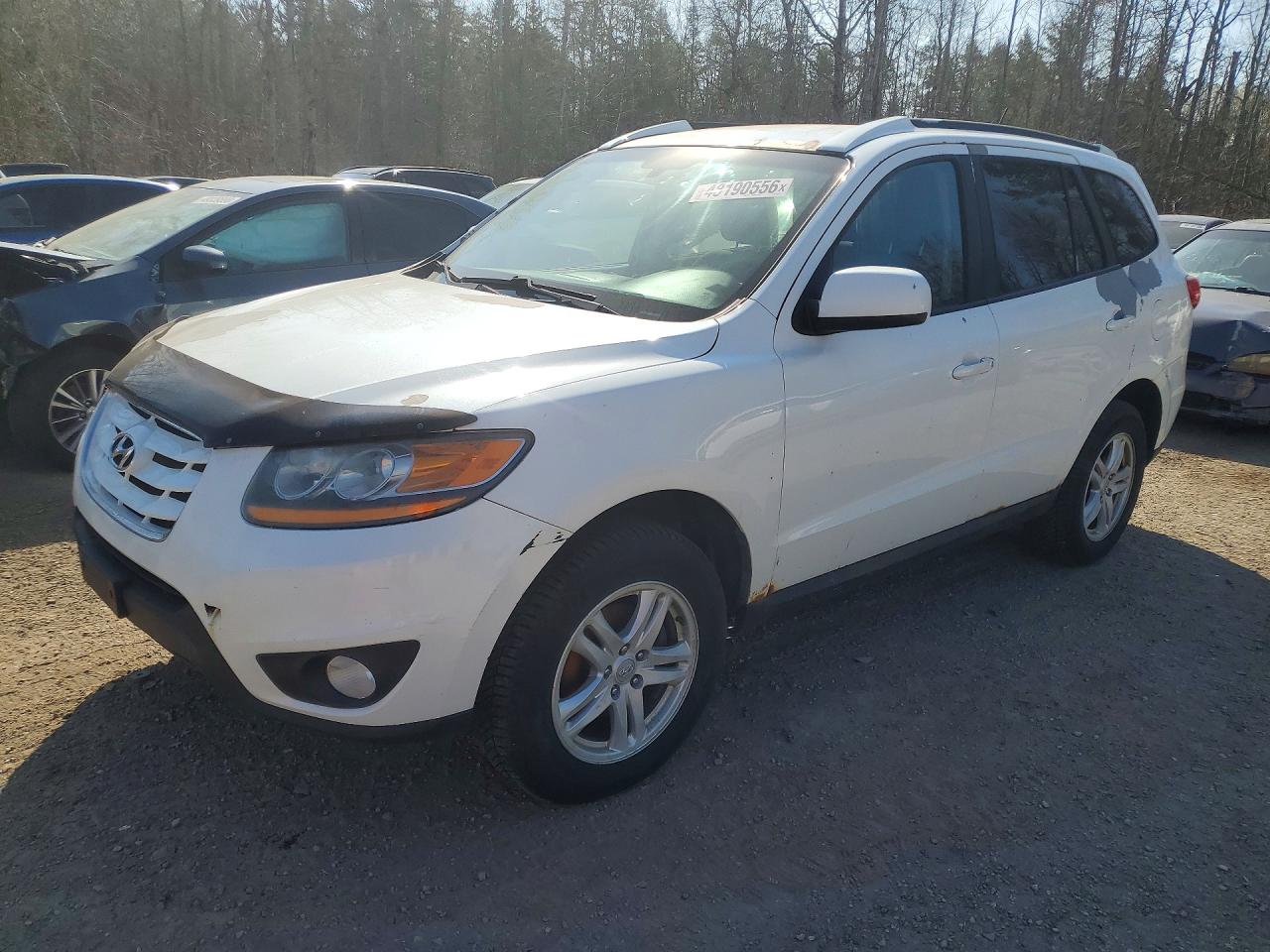 2010 Hyundai Santa Fe, VIN 5NMSG4AG1AH370740 — Engine fire