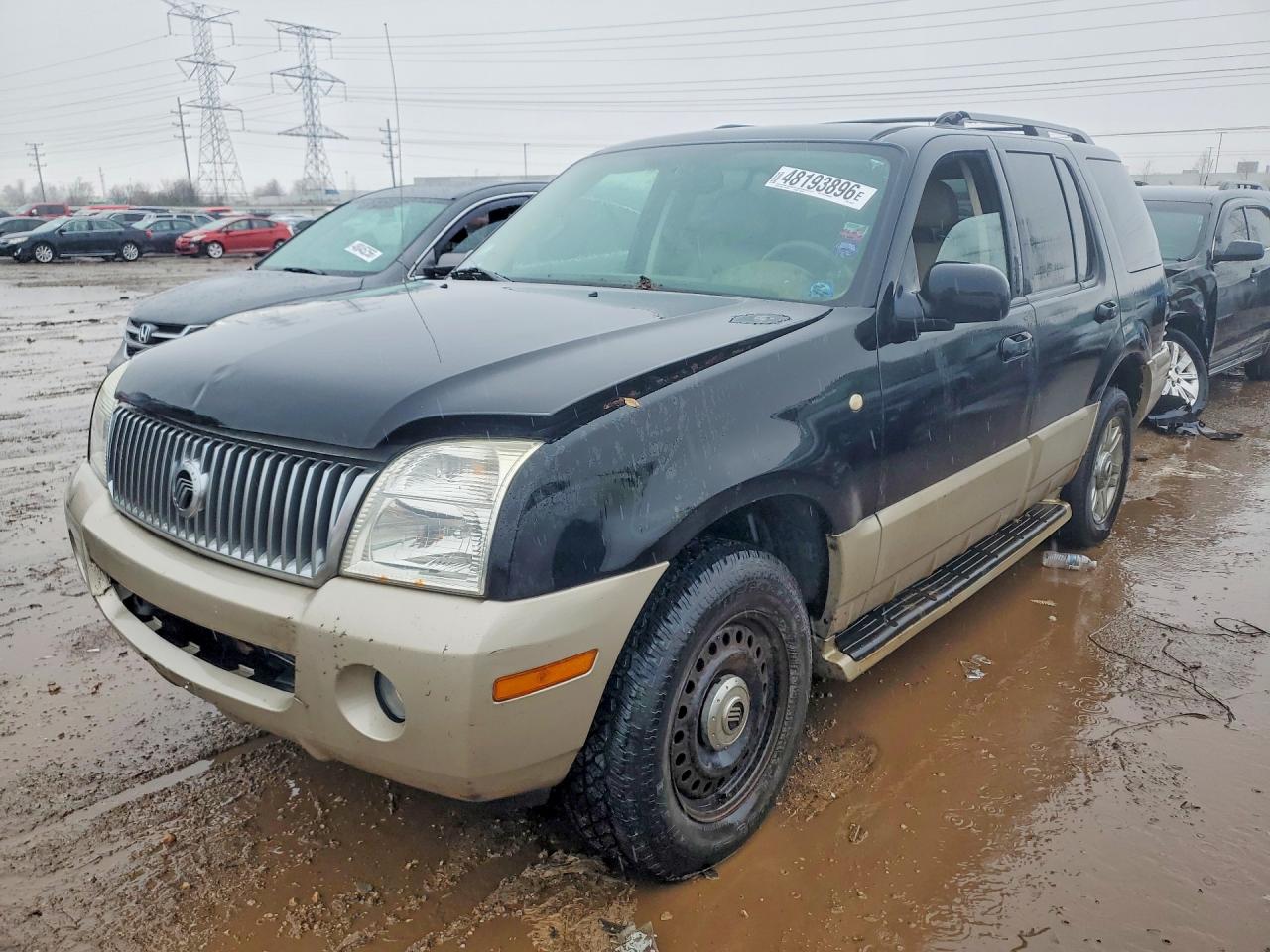 2004 Mercury Mountaineer Convenience, VIN 4M2ZU86K24UJ02072 — Front end