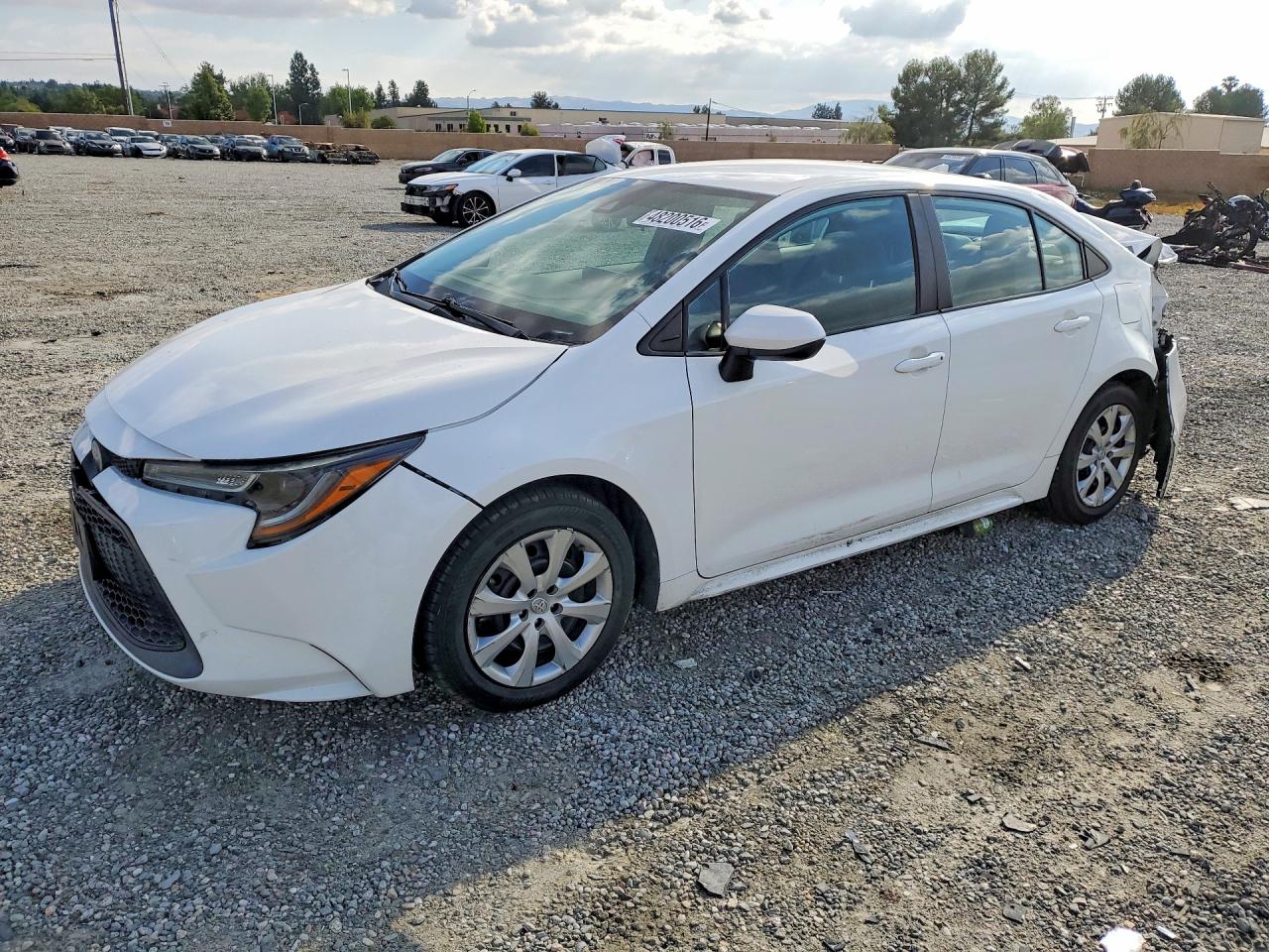 2020 Toyota Corolla LE, VIN 5YFEPRAE1LP030411 — Rear end