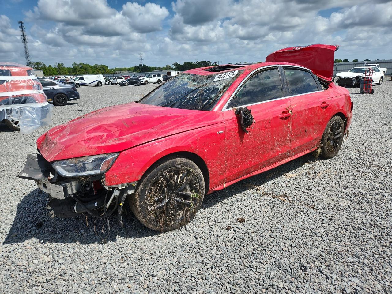 2023 Audi A4 S line Premium Plus, VIN WAUEAAF43PN005299 — Rollover
