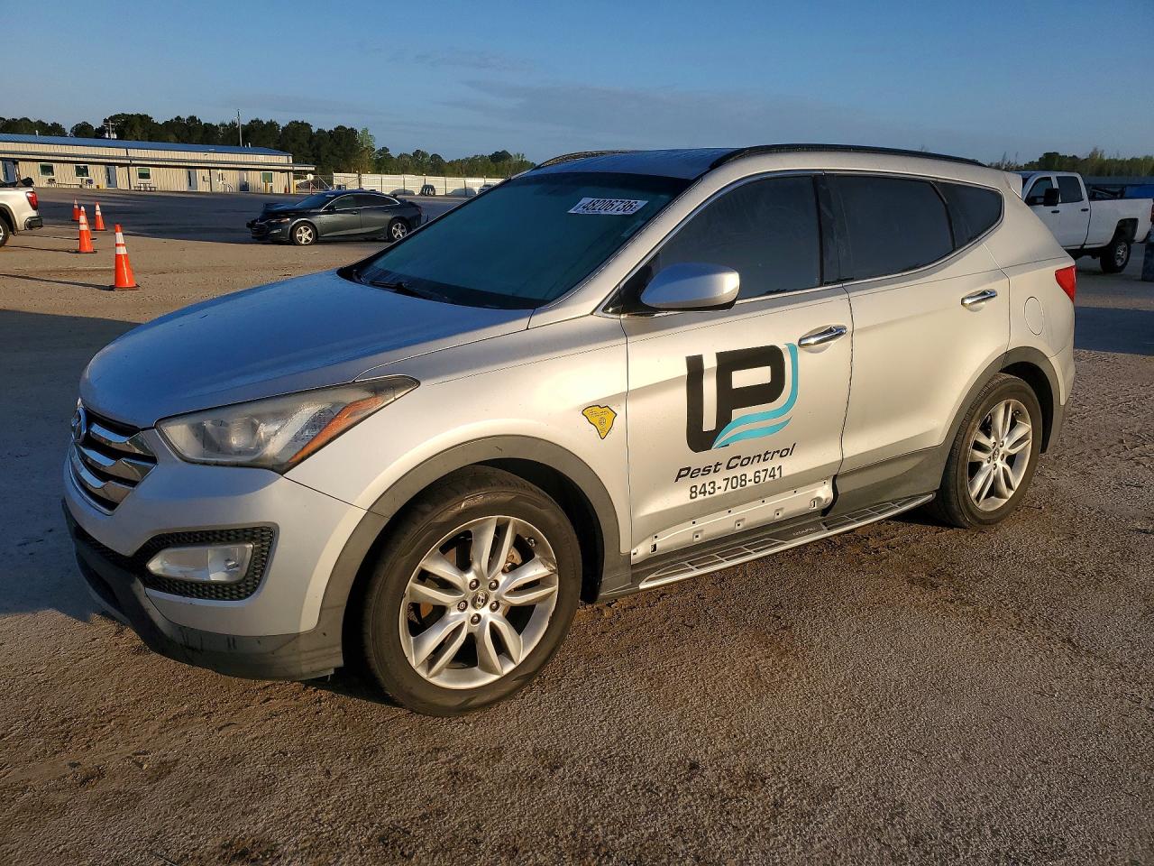2013 Hyundai Santa Fe Sport, VIN 5XYZU3LA3DG057472 — Engine fire