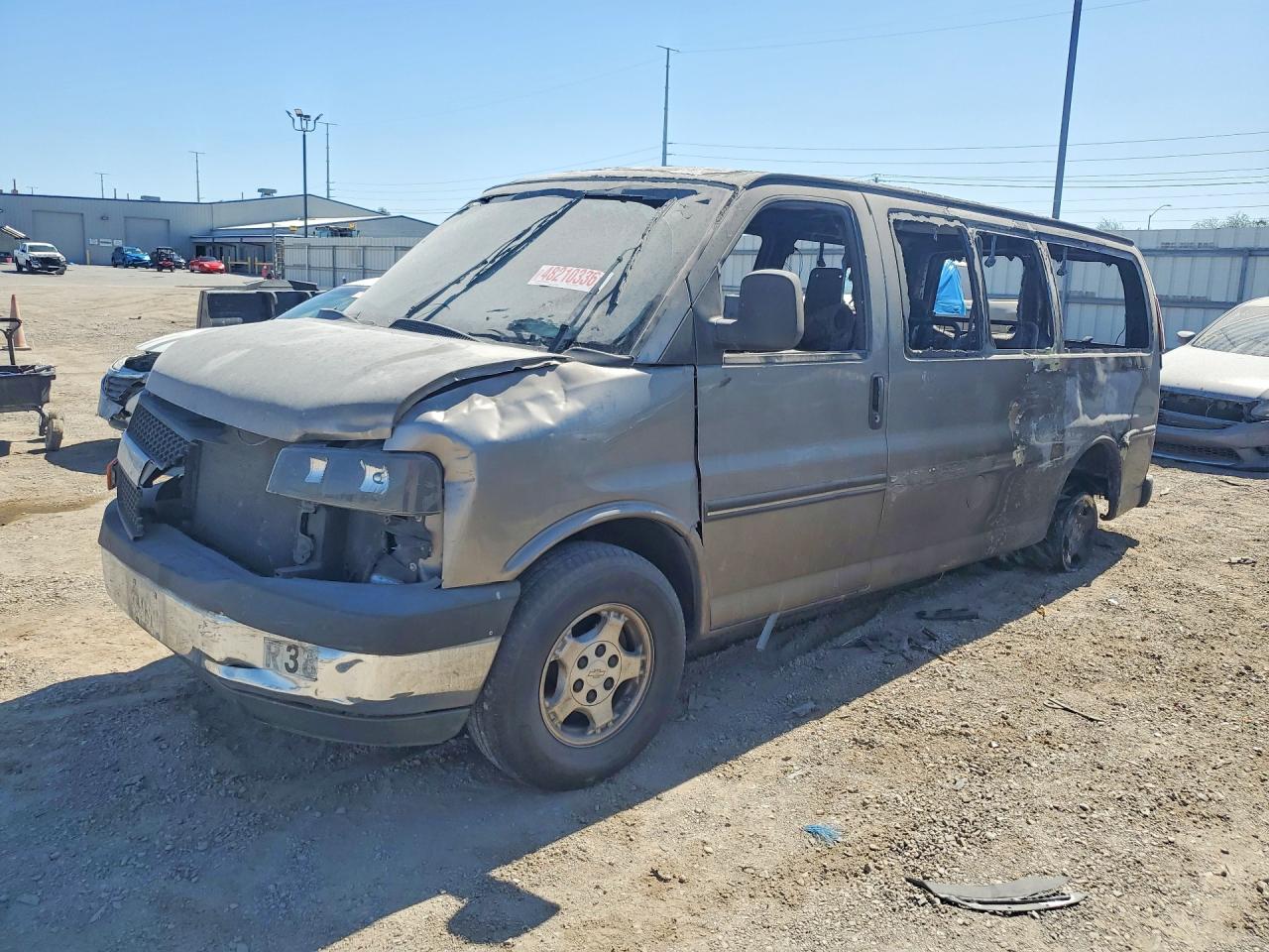 2008 Chevrolet Express, VIN 1GNFG154981146837 — Burn