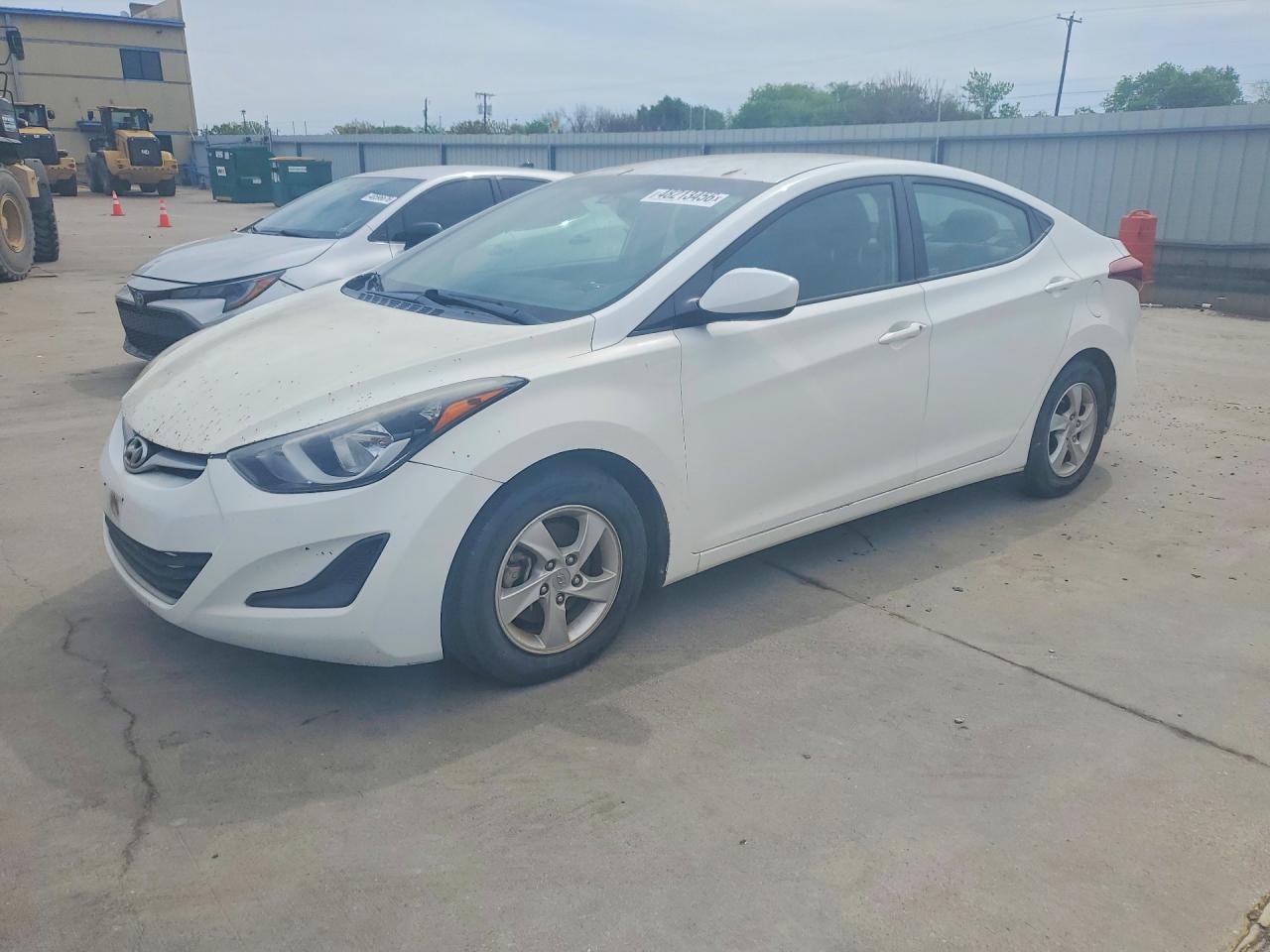 2014 Hyundai Elantra SE, VIN 5NPDH4AE0EH524044 — Mechanical