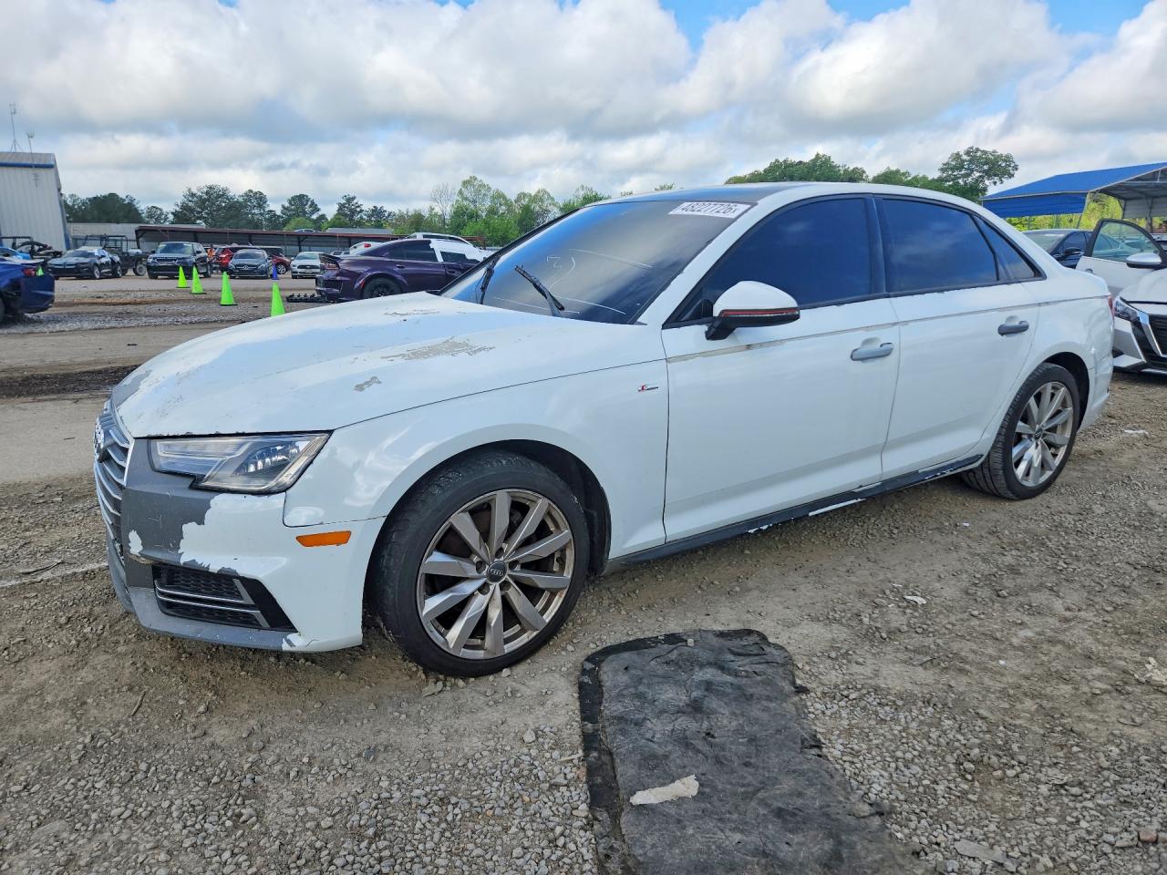 2018 Audi A4 Premium, VIN WAUKMAF4XJA219831 — Rear end