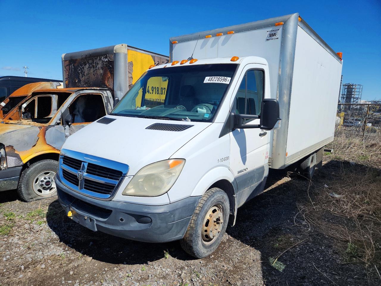 2008 Dodge Sprinter, VIN WDXPF445289371008 — Пожар