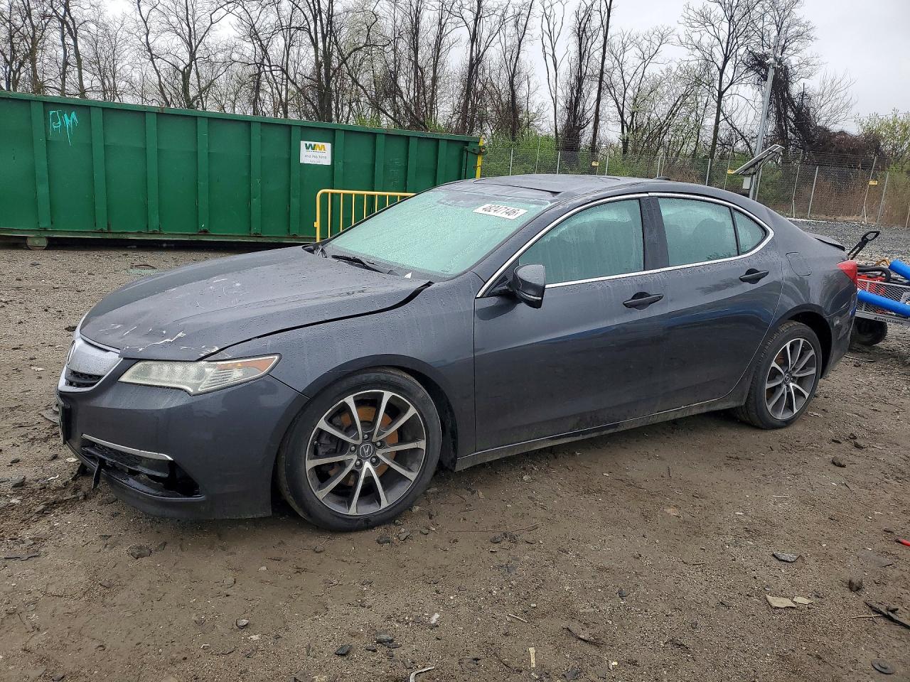 2015 Acura TLX Technology, VIN 19UUB2F59FA021590 — Опрокидывание