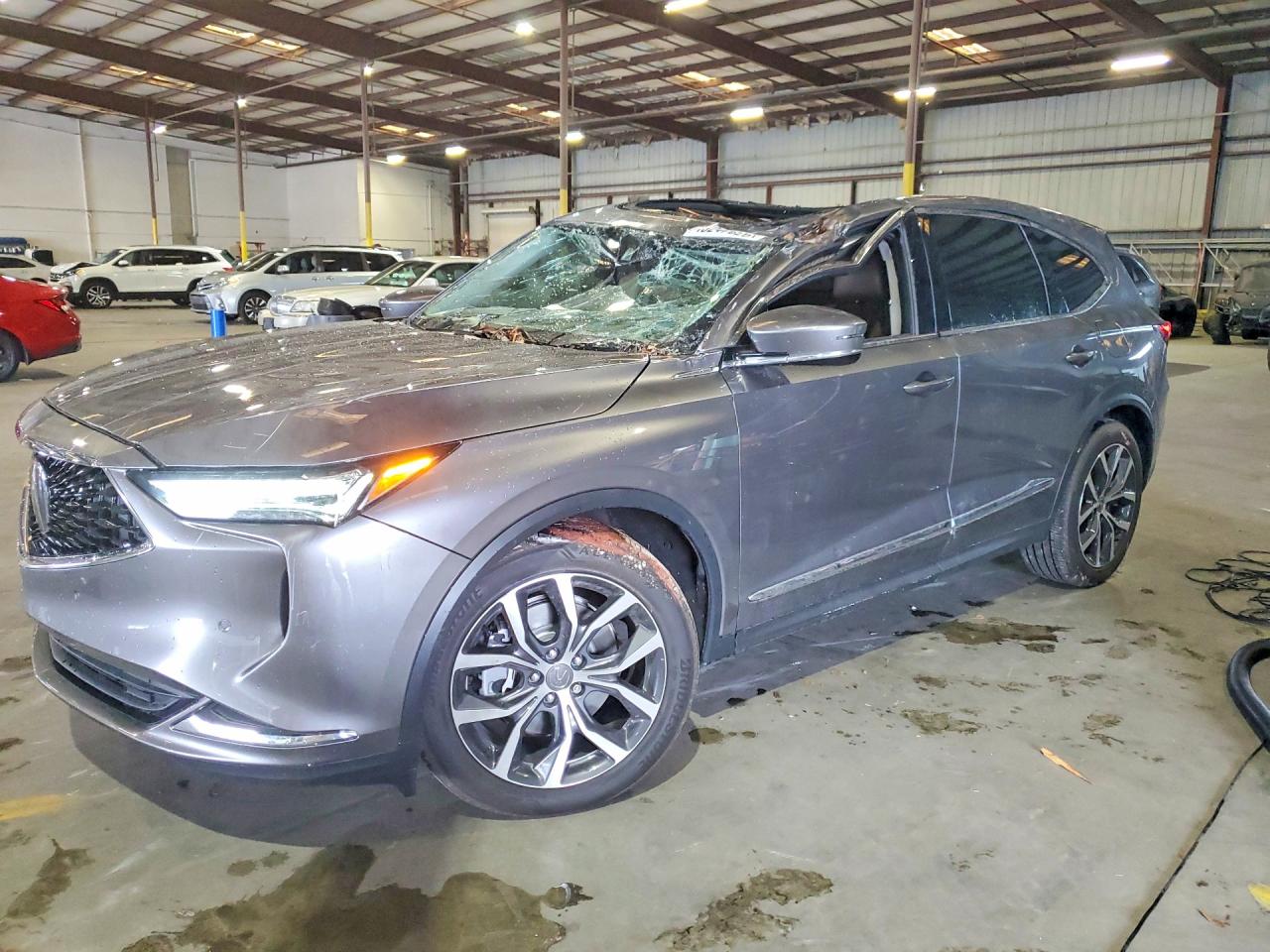 2022 Acura MDX Technology, VIN 5J8YE1H47NL031612 — Rollover