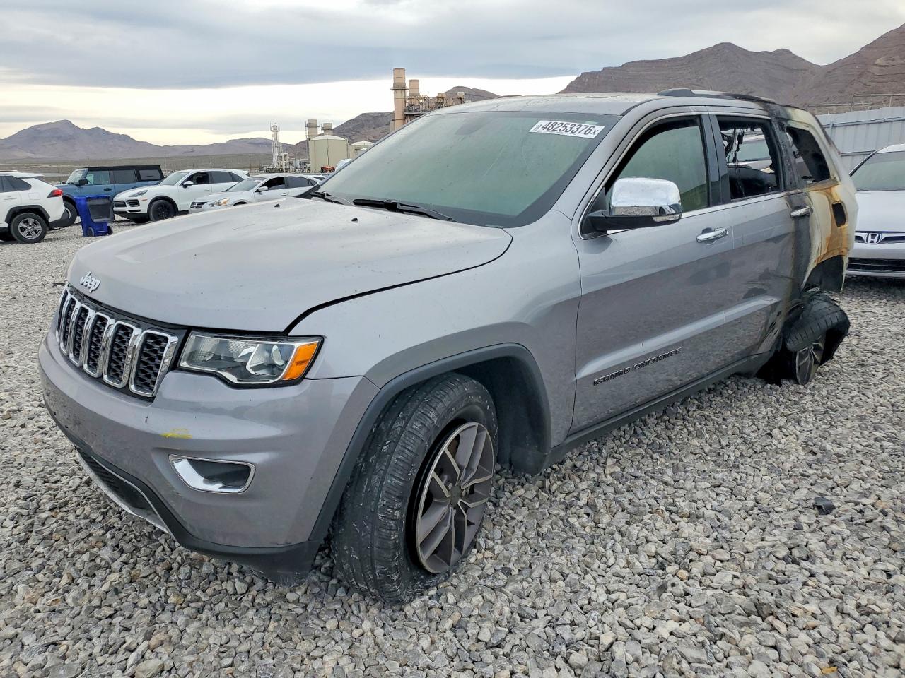 2021 Jeep Grand Cherokee Limited, VIN 1C4RJEBG9MC638196 — Interior fire