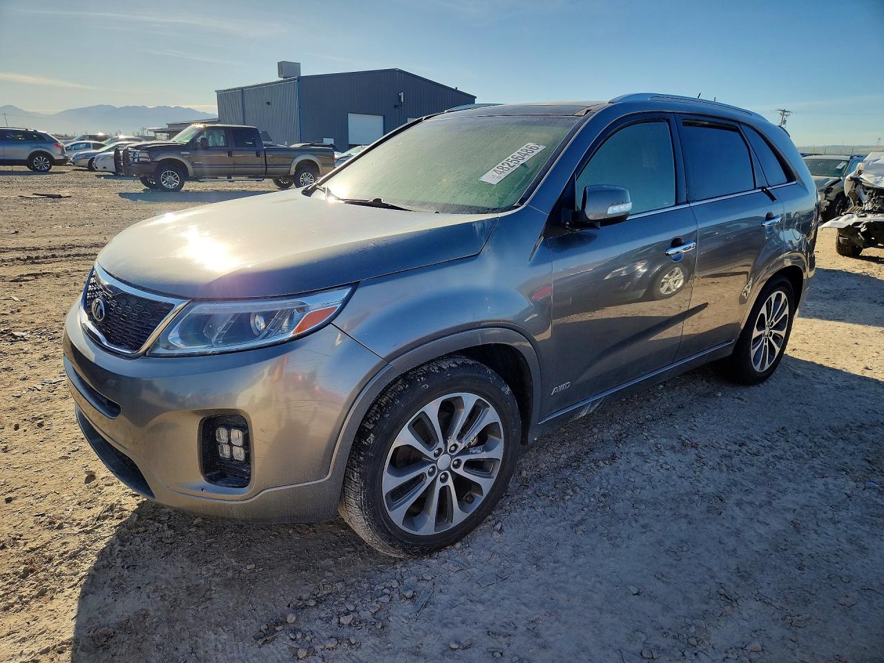 2014 Kia Sorento SX, VIN 5XYKWDA73EG527803 — Пожар в салоне