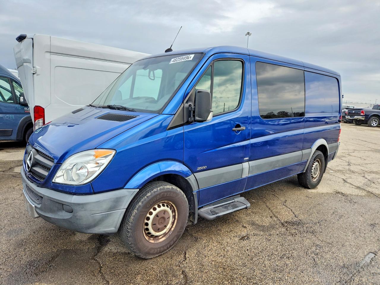 2013 Mercedes-Benz Sprinter Crew, VIN WD4PE7CD4D5755030 — Rear end