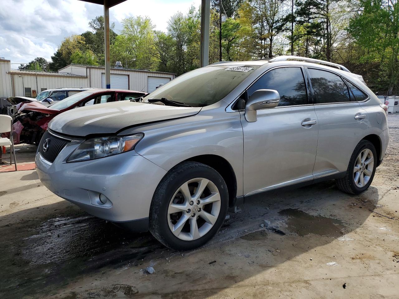 2010 Lexus RX 350, VIN 2T2ZK1BA0AC030146 — Interior fire