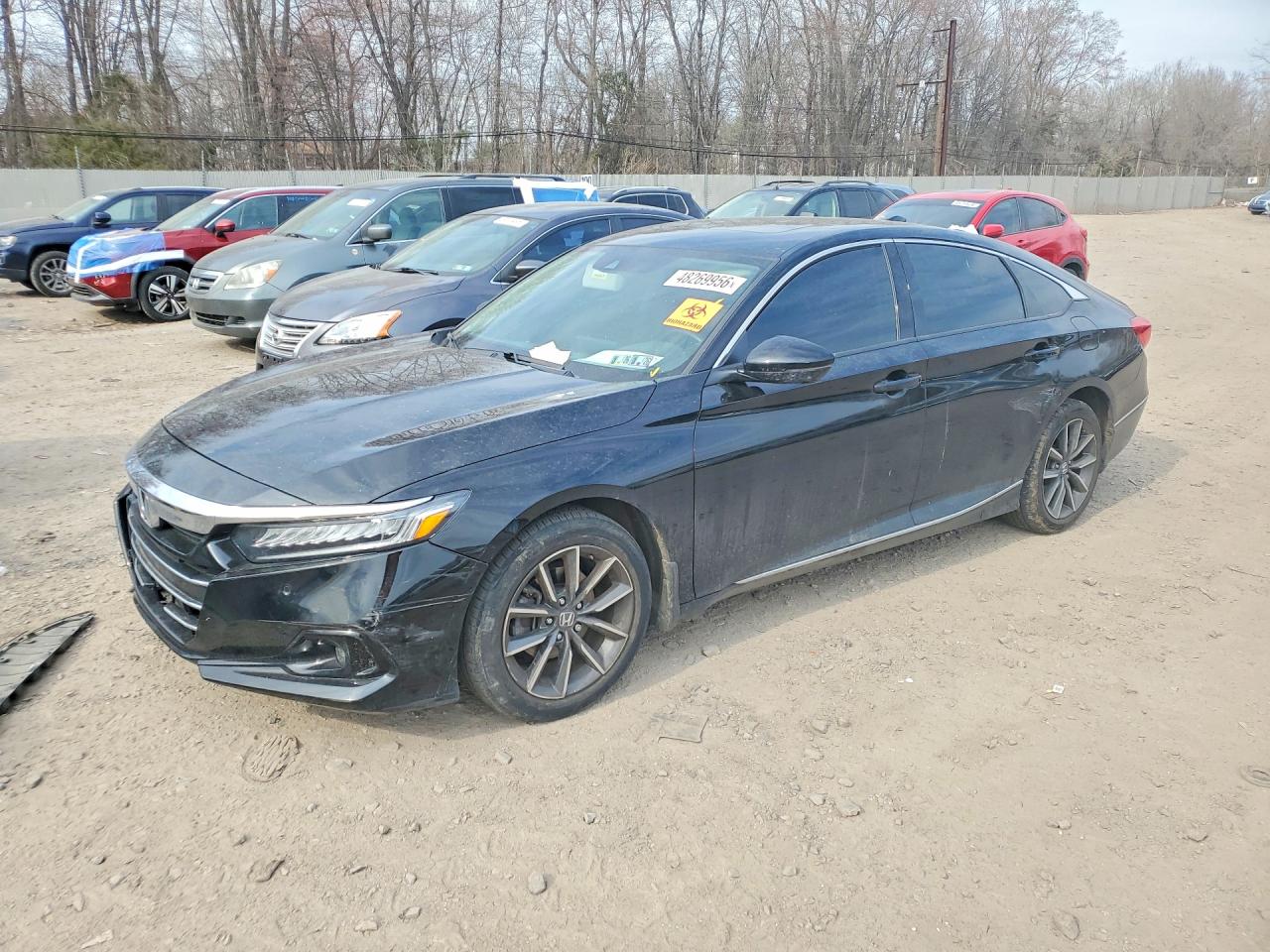 2022 Honda Accord EX-L, VIN 1HGCV1F51NA027573 — Front end