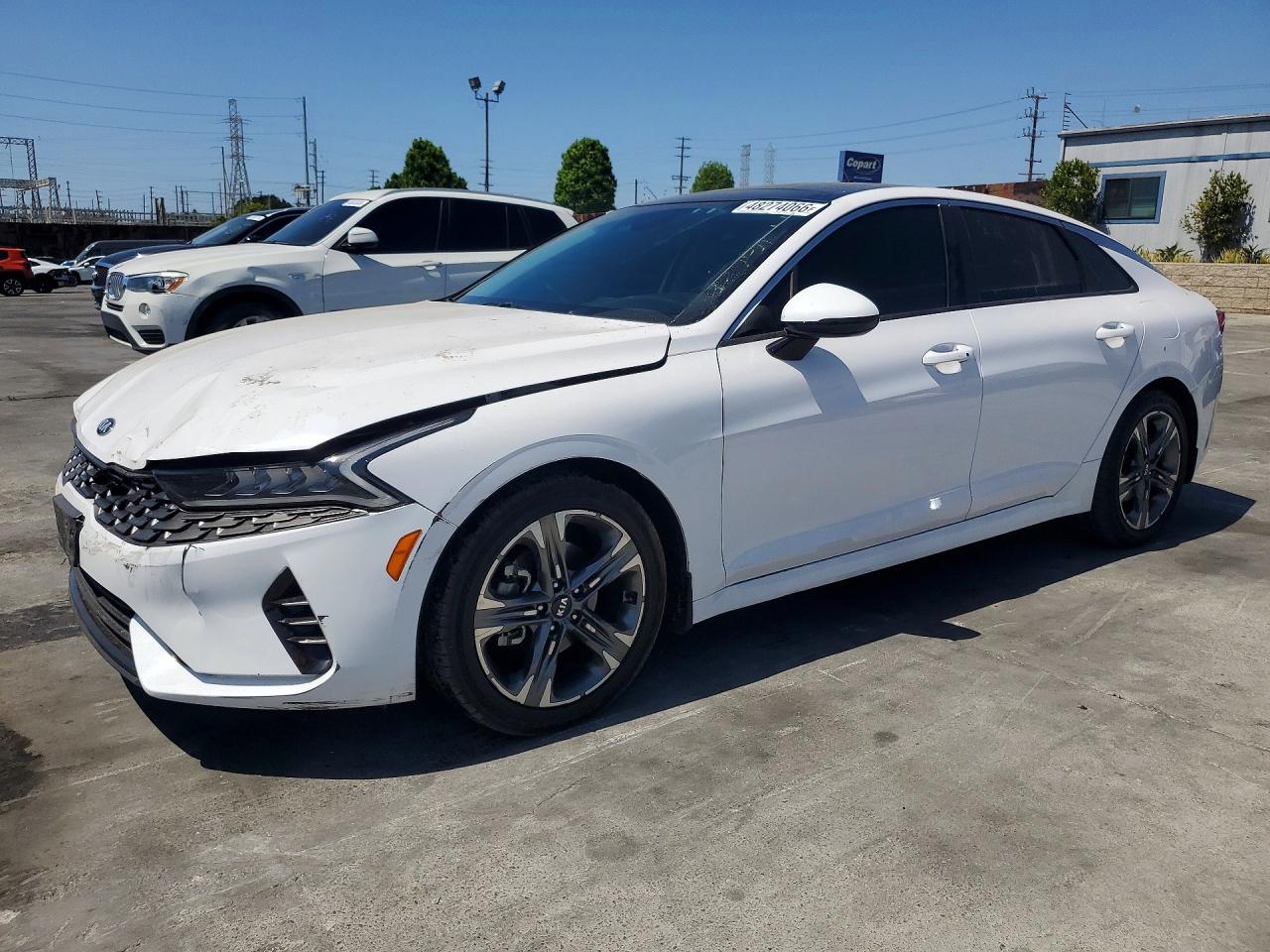 2021 Kia K5 EX, VIN 5XXG34J26MG078235 — Front end