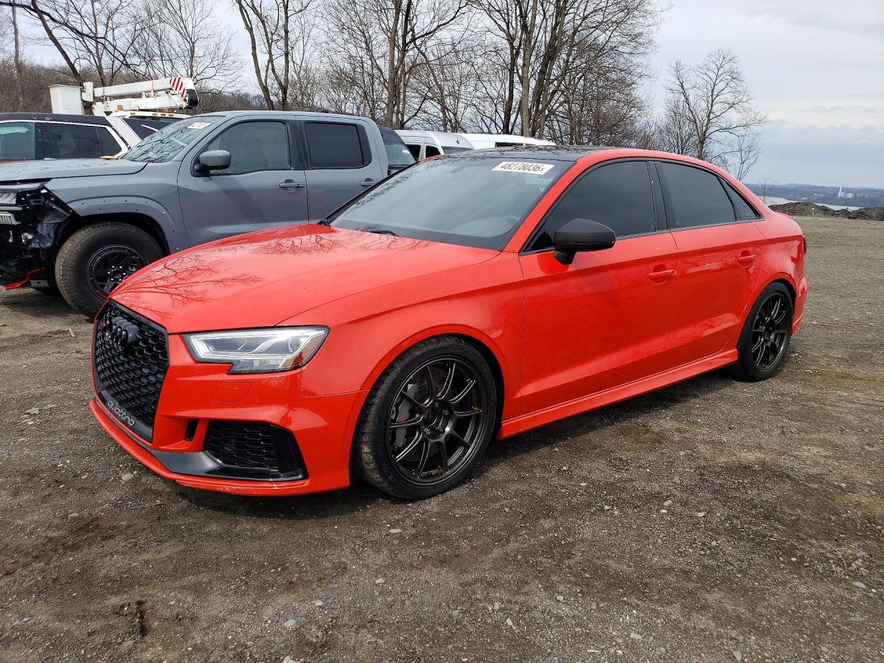 2018 Audi RS 3, VIN WUABWGFF4J1903679 — Пожар