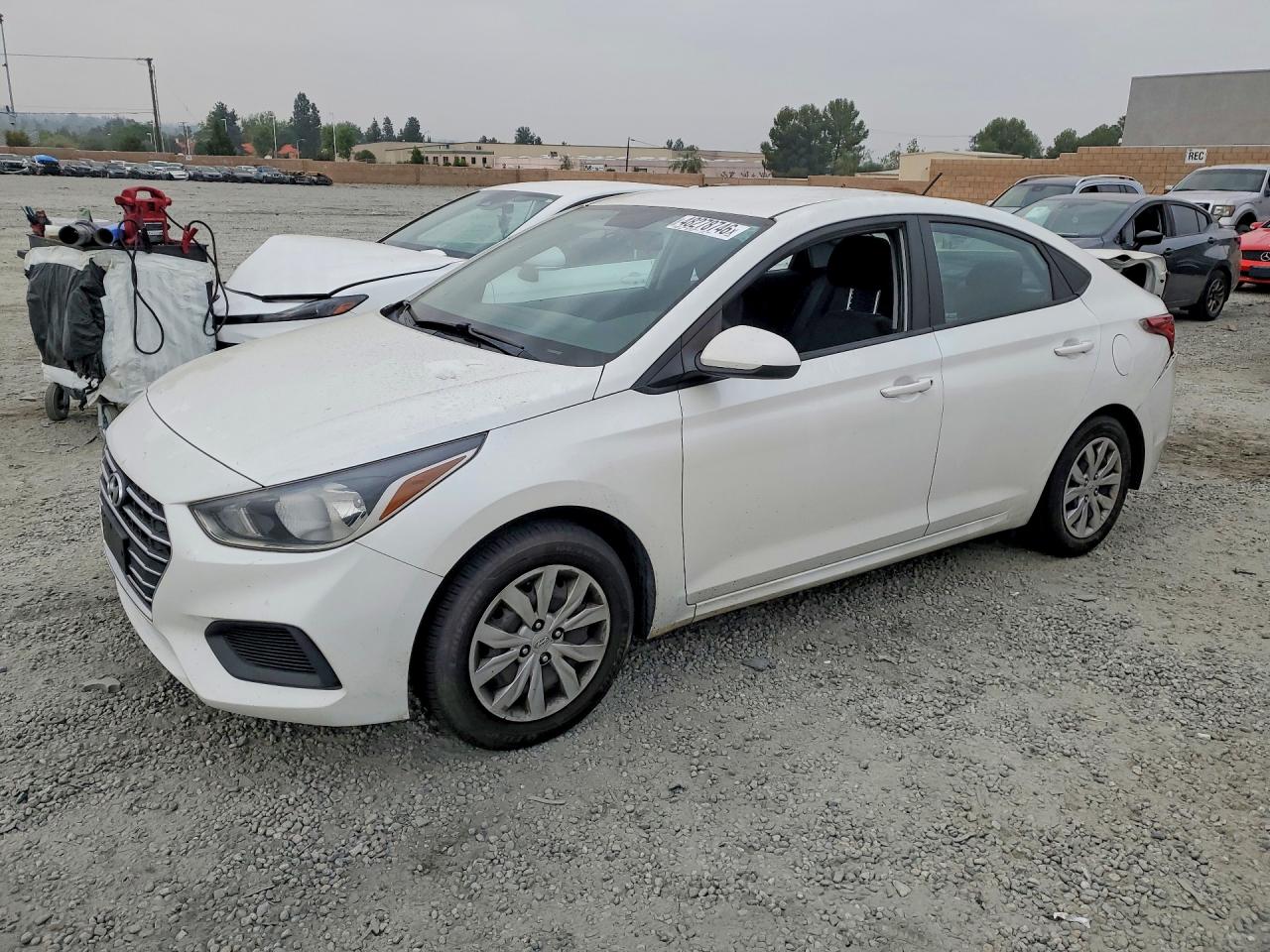 2020 Hyundai Accent SE, VIN 3KPC24A61LE125313 — Rear end
