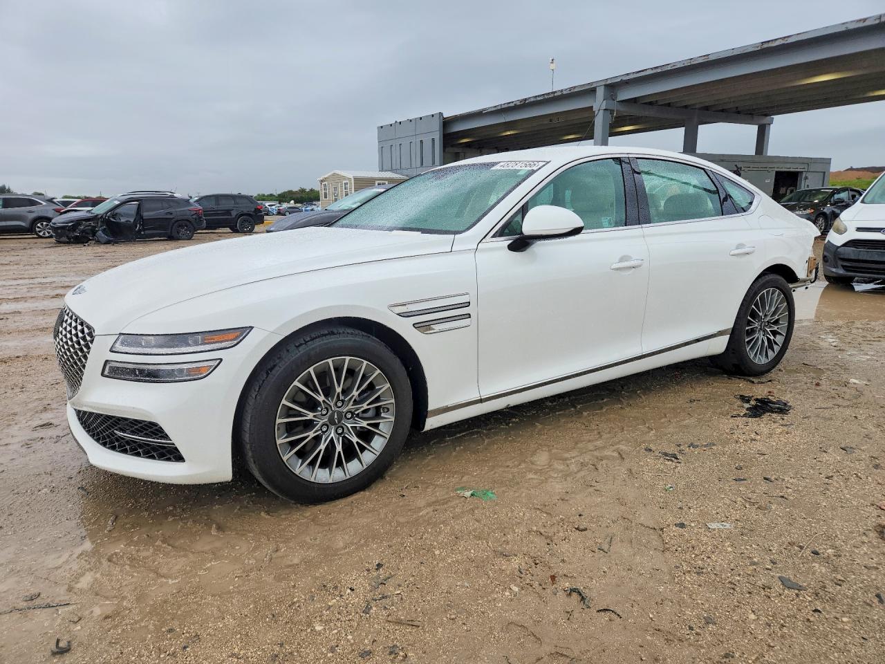 2024 Genesis G80 2.5T, VIN KMTGB4SC1RU227423 — Rear end