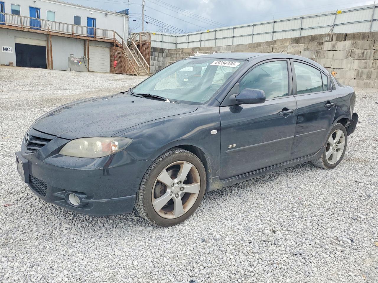 2004 Mazda 3 s, VIN JM1BK123641216712 — Rear end