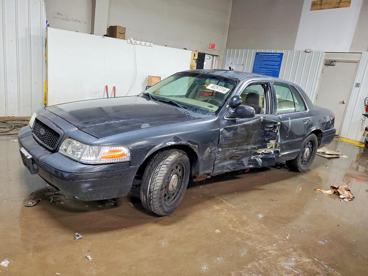 2008 Ford Police Interceptor, VIN 2FAFP71VX8X160110 — Side