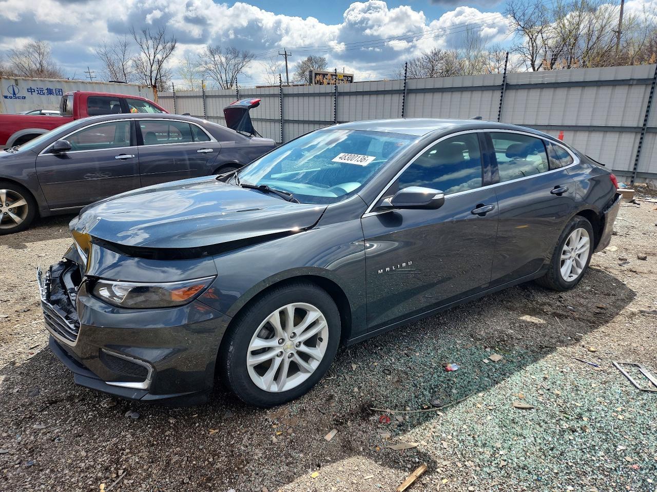 2018 Chevrolet Malibu LT, VIN 1G1ZD5ST7JF190550 — Rear end