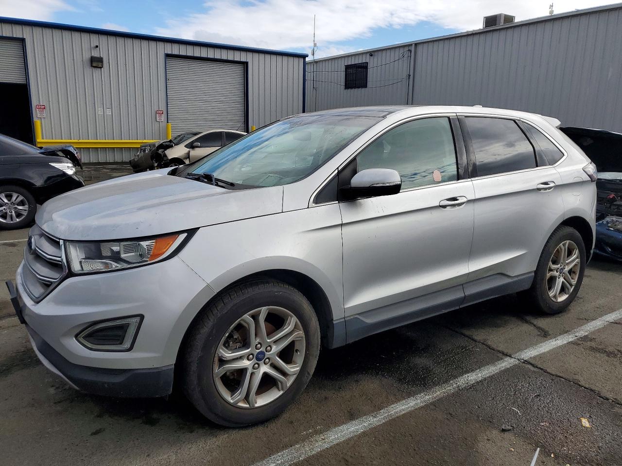 2017 Ford Edge Titanium, VIN 2FMPK3K94HBB75394 — Minor dents and scratches