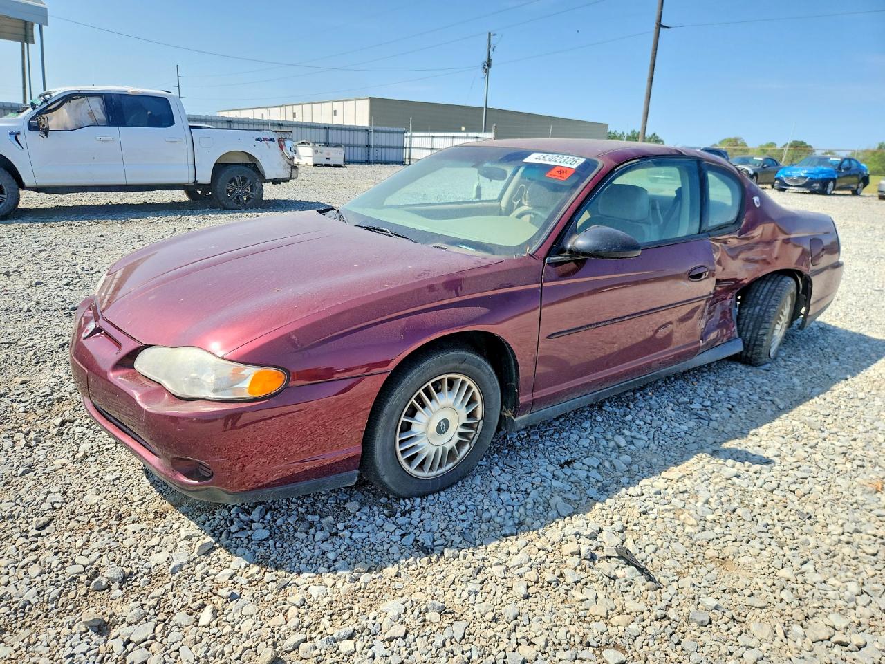 2001 Chevrolet Monte Carlo LS, VIN 2G1WW12E219261055 — Бок
