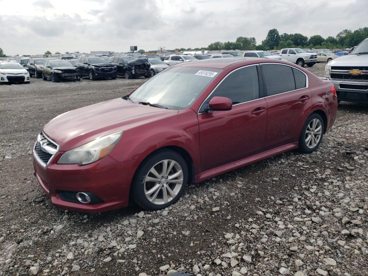 2013 Subaru Legacy Limited, VIN 4S3BMCK69D3026178 — Undercarriage